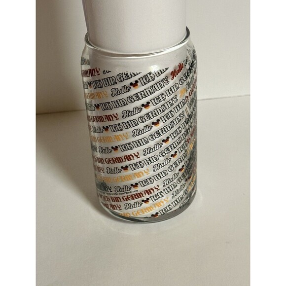 Disney Other - Disney Parks Epcot Germany Hello Ich‎ Bin Mickey Mouse Glass Cup *New